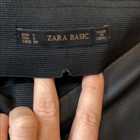 Zara faux leather legging/pants - Picture 3 of 5